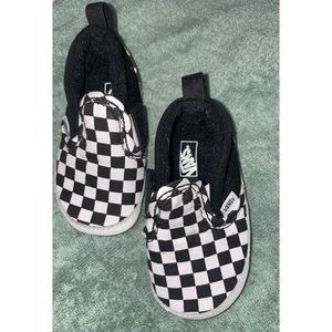 Infant Checkerboard Slip-on Vans